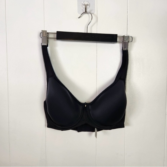 Wacoal Basic Beauty Underwire T-Shirt Bra 853192 32DD Lightly Lined Black - Picture 4 of 9